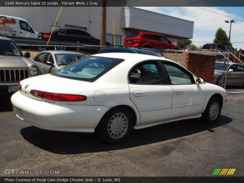 Vibrant White / Gray 1996 Mercury Sable GS Sedan