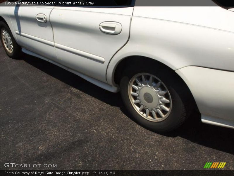 Vibrant White / Gray 1996 Mercury Sable GS Sedan