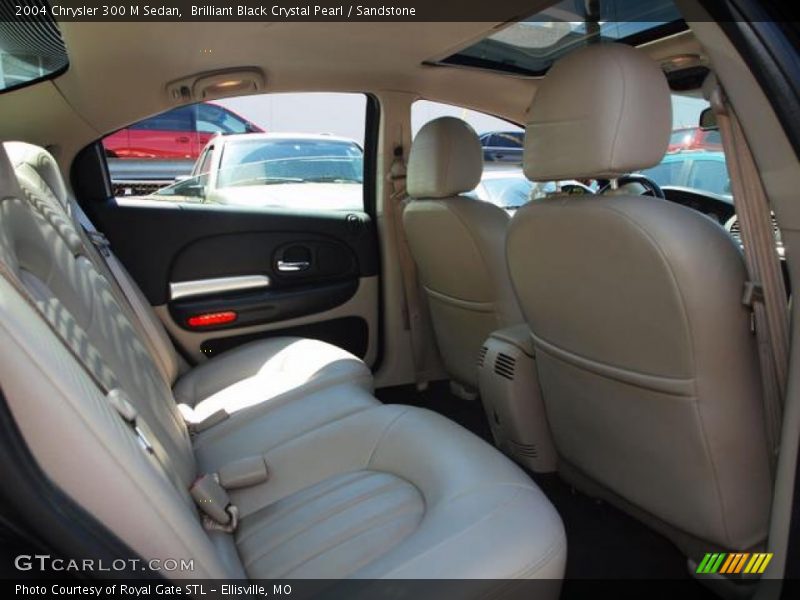 Brilliant Black Crystal Pearl / Sandstone 2004 Chrysler 300 M Sedan