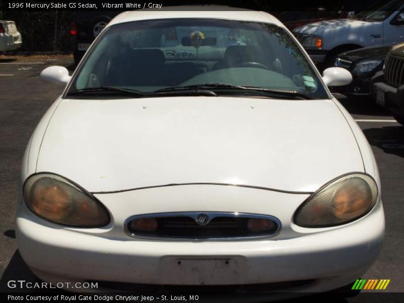 Vibrant White / Gray 1996 Mercury Sable GS Sedan