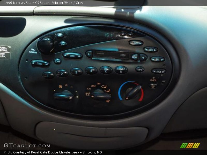 Vibrant White / Gray 1996 Mercury Sable GS Sedan
