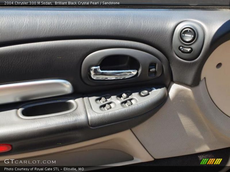 Brilliant Black Crystal Pearl / Sandstone 2004 Chrysler 300 M Sedan