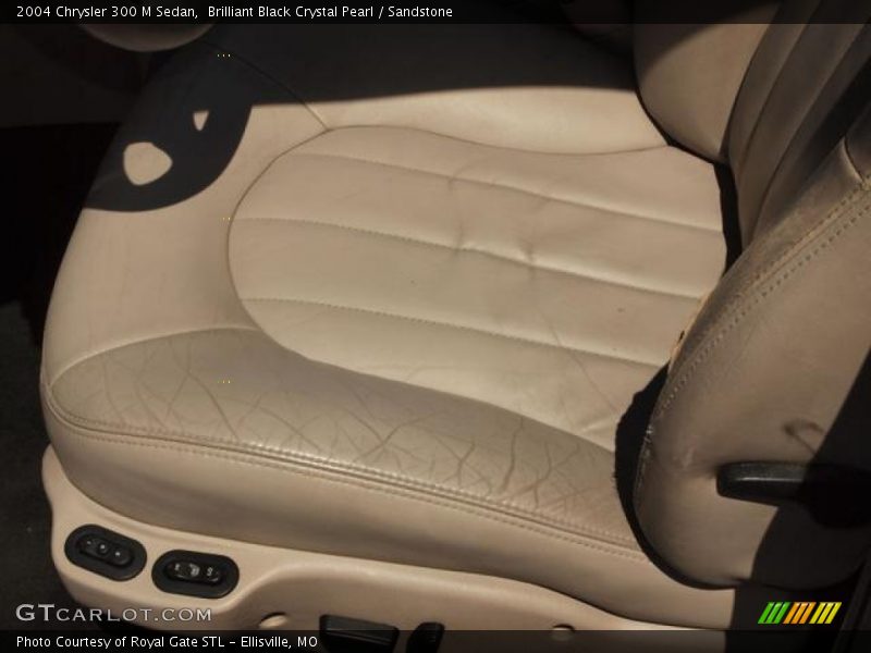 Brilliant Black Crystal Pearl / Sandstone 2004 Chrysler 300 M Sedan