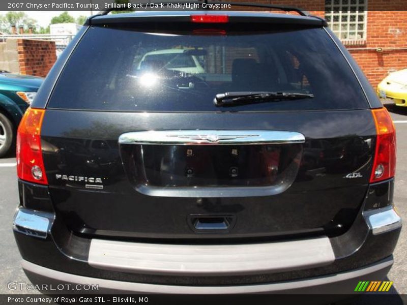 Brilliant Black / Dark Khaki/Light Graystone 2007 Chrysler Pacifica Touring