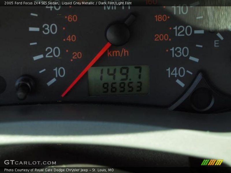 Liquid Grey Metallic / Dark Flint/Light Flint 2005 Ford Focus ZX4 SES Sedan