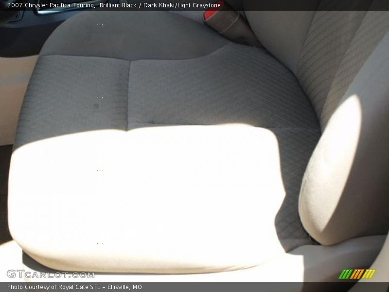 Brilliant Black / Dark Khaki/Light Graystone 2007 Chrysler Pacifica Touring