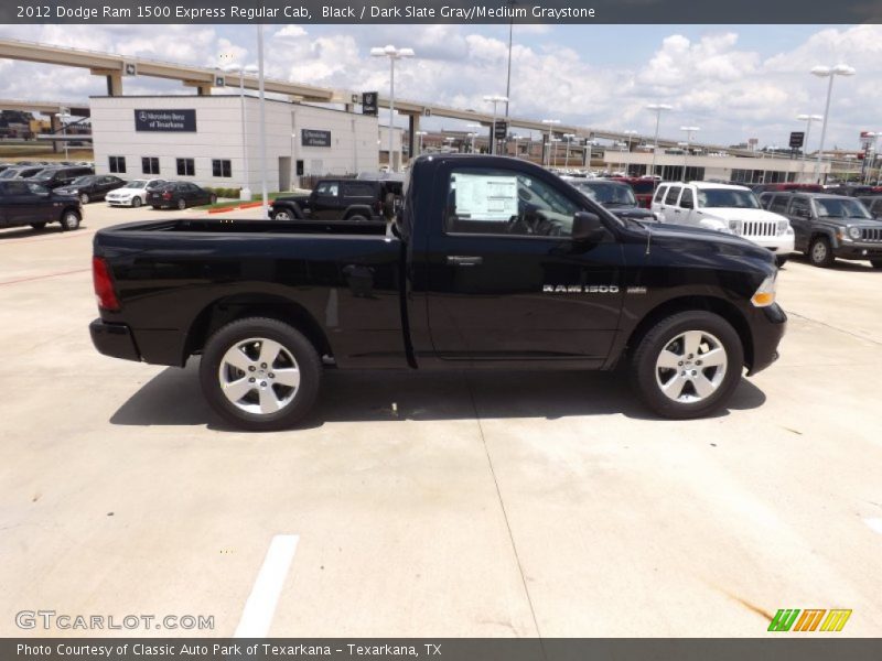 Black / Dark Slate Gray/Medium Graystone 2012 Dodge Ram 1500 Express Regular Cab