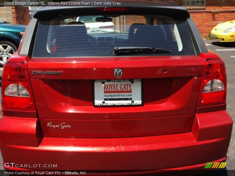 Inferno Red Crystal Pearl / Dark Slate Gray 2008 Dodge Caliber SE