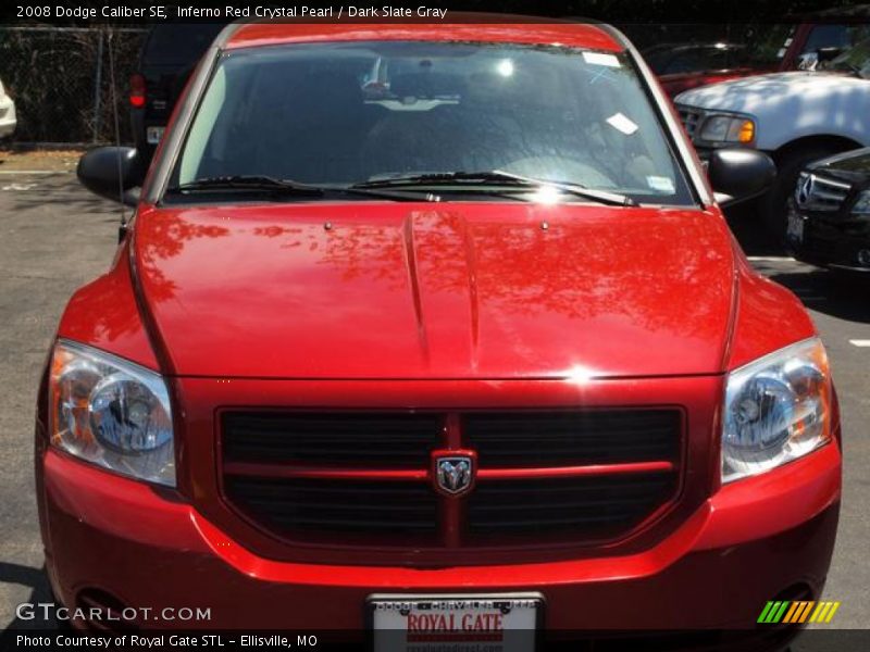 Inferno Red Crystal Pearl / Dark Slate Gray 2008 Dodge Caliber SE