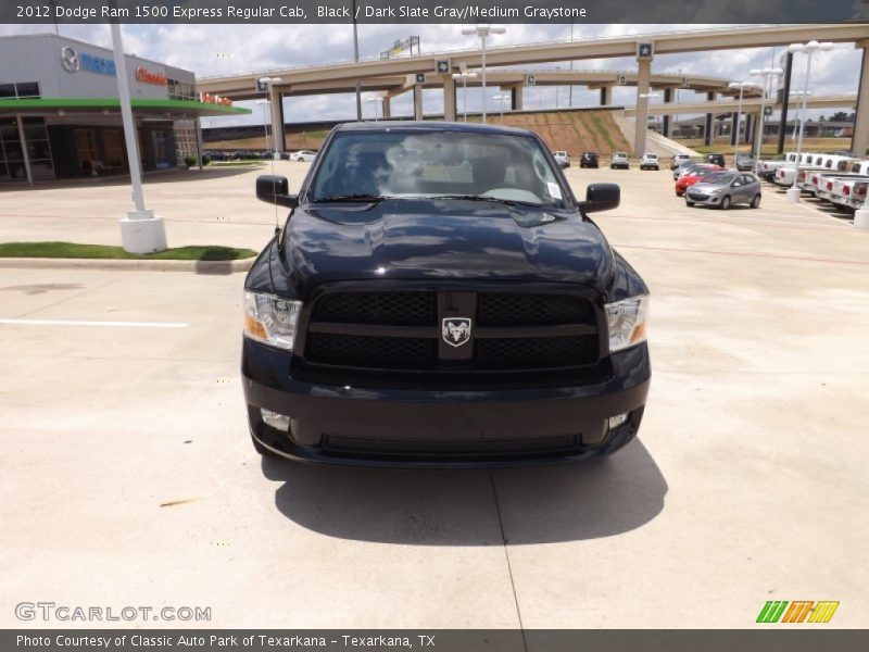 Black / Dark Slate Gray/Medium Graystone 2012 Dodge Ram 1500 Express Regular Cab