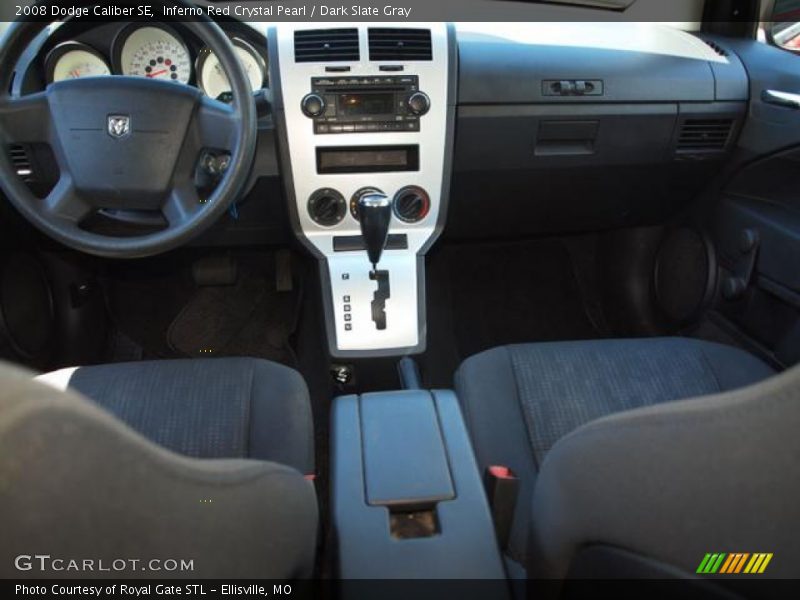Inferno Red Crystal Pearl / Dark Slate Gray 2008 Dodge Caliber SE