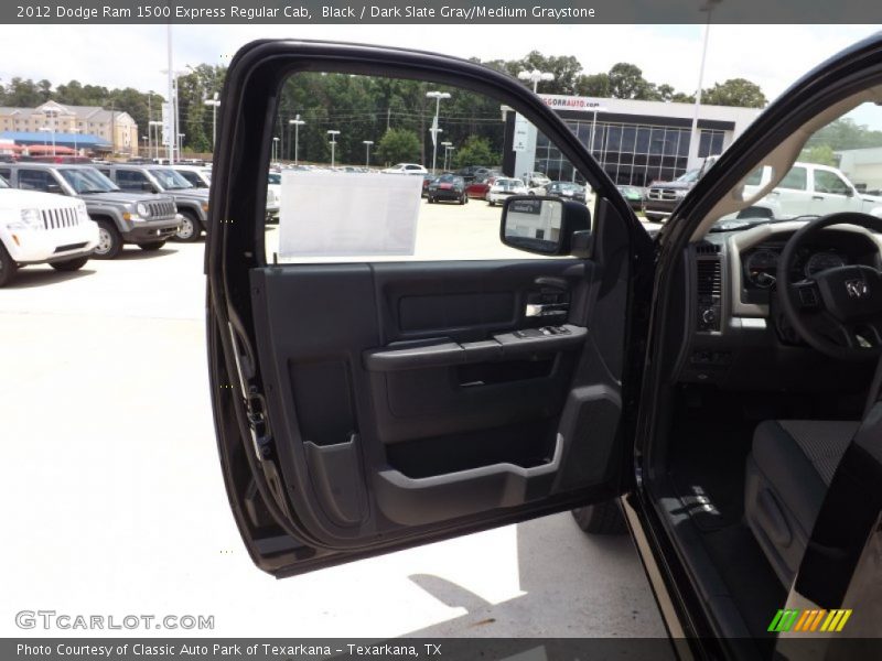 Black / Dark Slate Gray/Medium Graystone 2012 Dodge Ram 1500 Express Regular Cab
