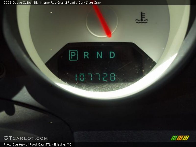 Inferno Red Crystal Pearl / Dark Slate Gray 2008 Dodge Caliber SE
