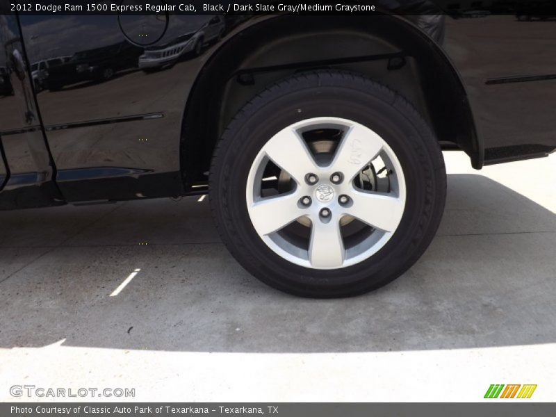 Black / Dark Slate Gray/Medium Graystone 2012 Dodge Ram 1500 Express Regular Cab
