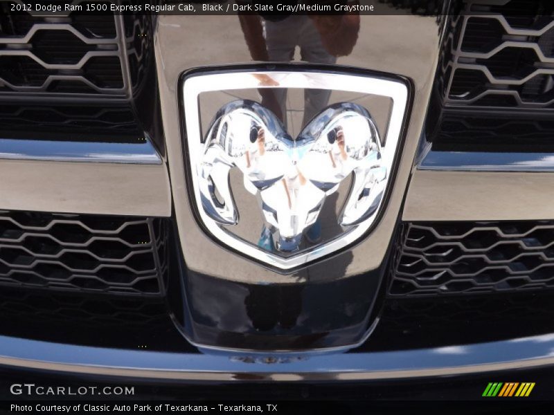 Black / Dark Slate Gray/Medium Graystone 2012 Dodge Ram 1500 Express Regular Cab