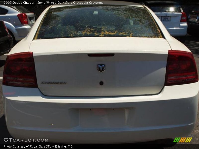 Stone White / Dark Slate Gray/Light Graystone 2007 Dodge Charger