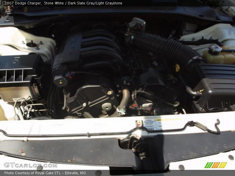 Stone White / Dark Slate Gray/Light Graystone 2007 Dodge Charger