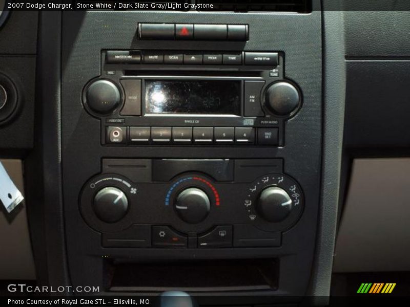 Stone White / Dark Slate Gray/Light Graystone 2007 Dodge Charger