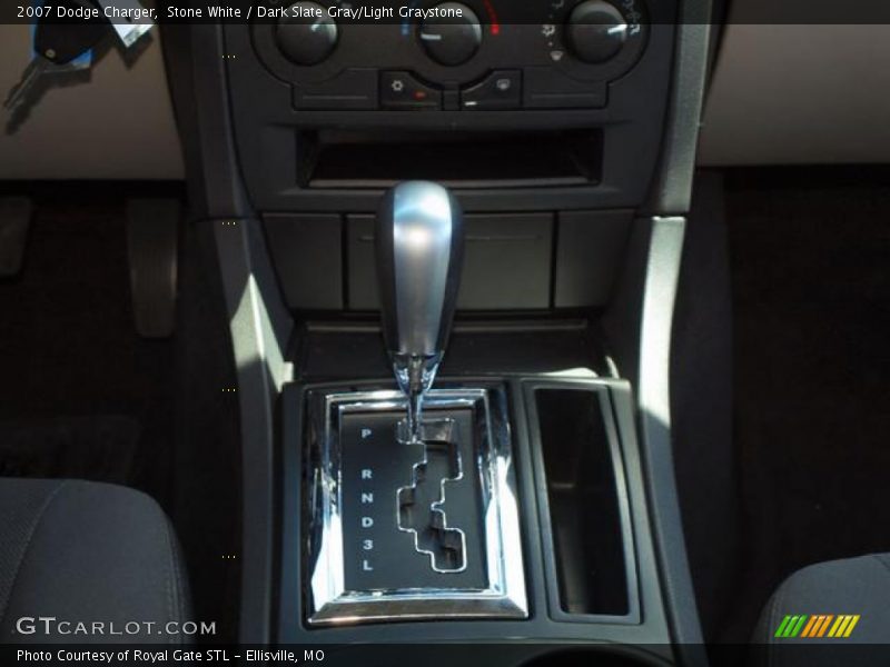 Stone White / Dark Slate Gray/Light Graystone 2007 Dodge Charger