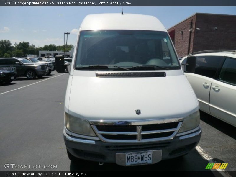 Arctic White / Gray 2003 Dodge Sprinter Van 2500 High Roof Passenger