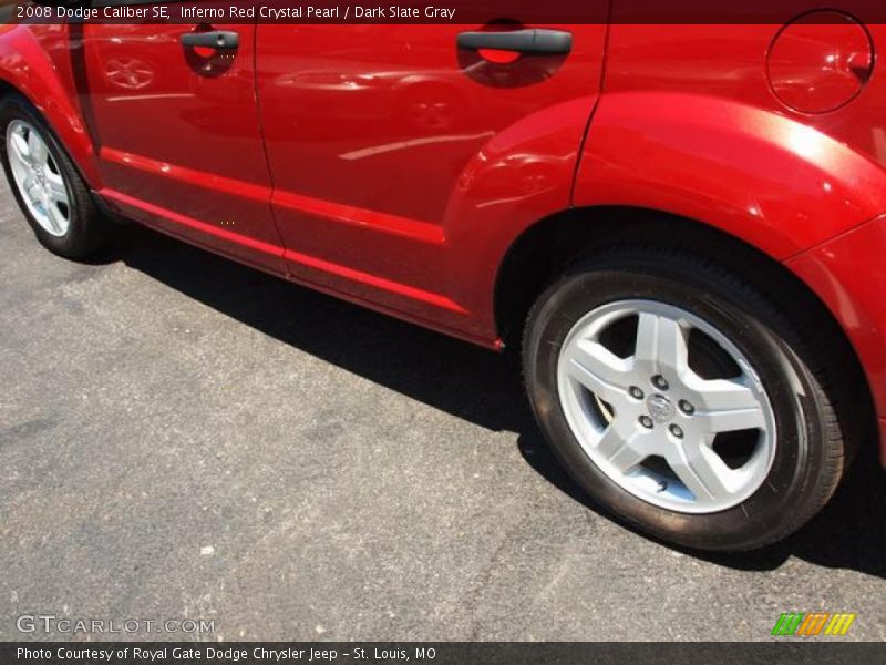 Inferno Red Crystal Pearl / Dark Slate Gray 2008 Dodge Caliber SE