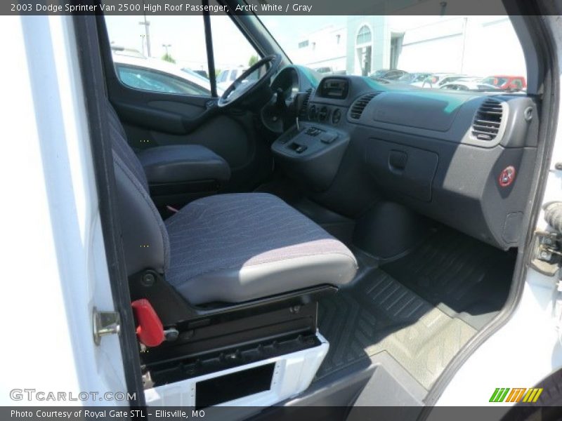 Arctic White / Gray 2003 Dodge Sprinter Van 2500 High Roof Passenger