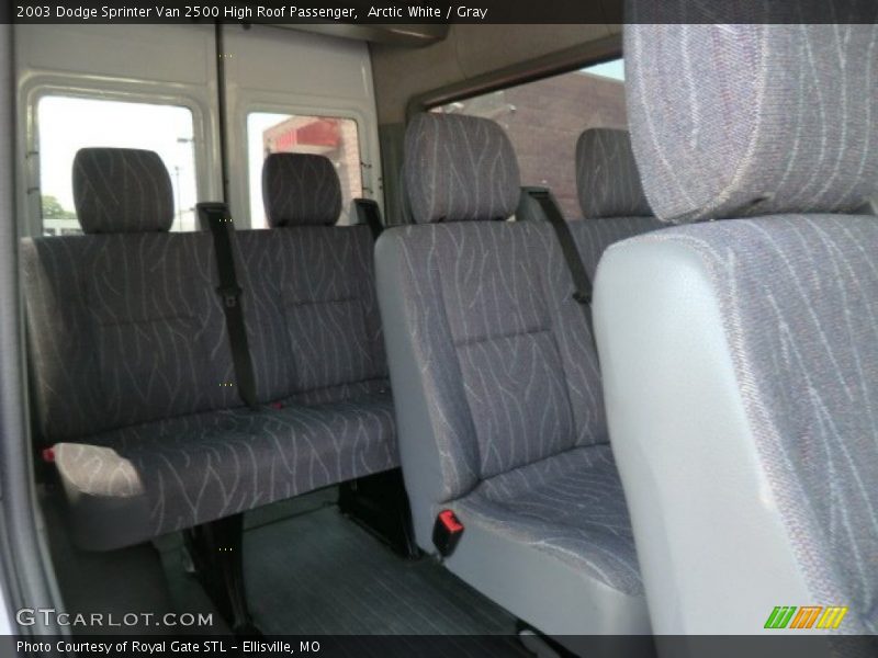 Arctic White / Gray 2003 Dodge Sprinter Van 2500 High Roof Passenger
