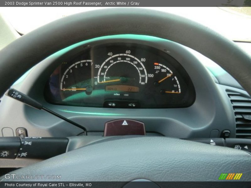 Arctic White / Gray 2003 Dodge Sprinter Van 2500 High Roof Passenger