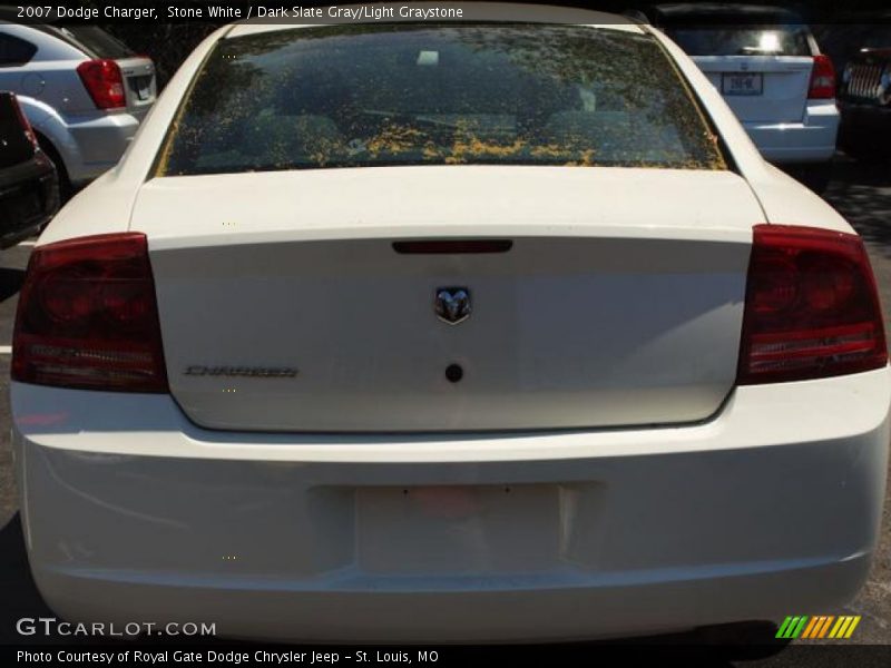 Stone White / Dark Slate Gray/Light Graystone 2007 Dodge Charger
