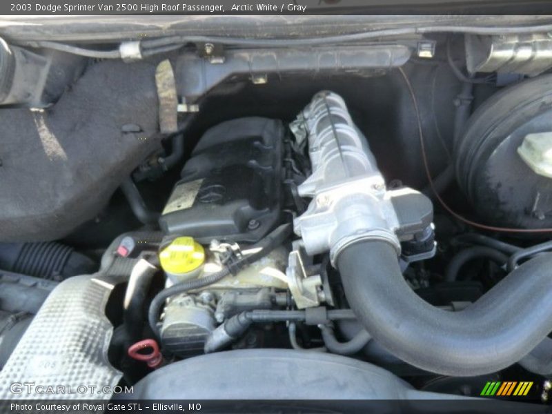 Arctic White / Gray 2003 Dodge Sprinter Van 2500 High Roof Passenger
