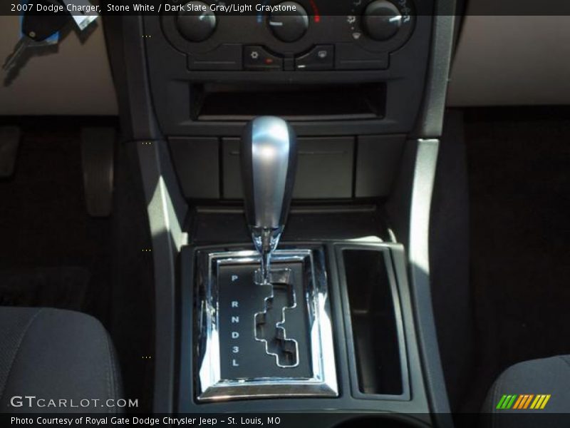 Stone White / Dark Slate Gray/Light Graystone 2007 Dodge Charger