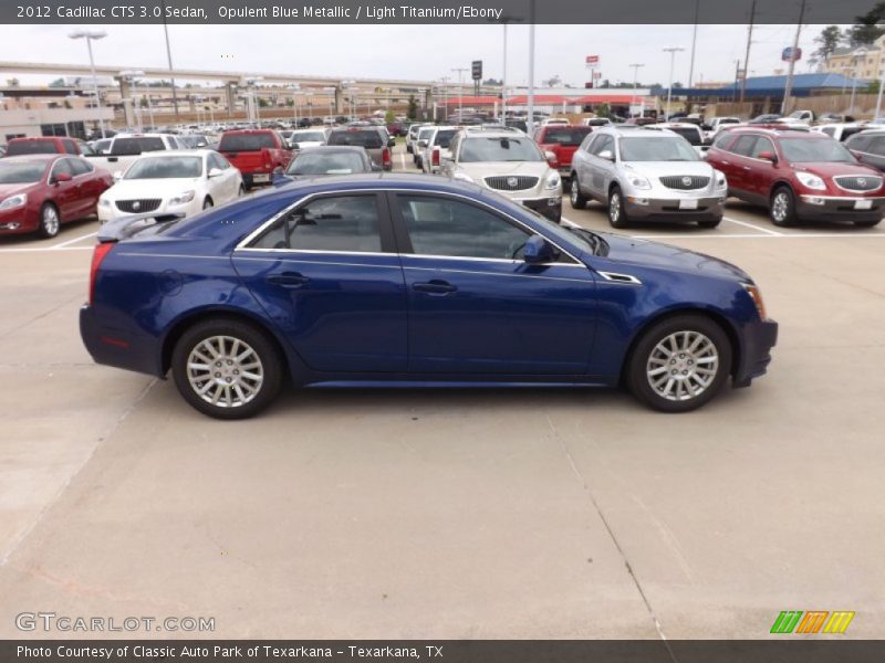 Opulent Blue Metallic / Light Titanium/Ebony 2012 Cadillac CTS 3.0 Sedan