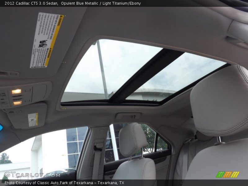 Opulent Blue Metallic / Light Titanium/Ebony 2012 Cadillac CTS 3.0 Sedan