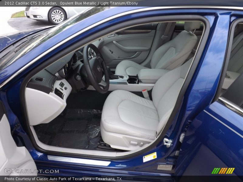  2012 CTS 3.0 Sedan Light Titanium/Ebony Interior