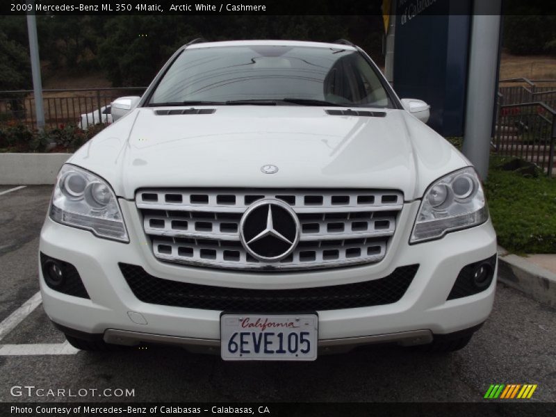 Arctic White / Cashmere 2009 Mercedes-Benz ML 350 4Matic