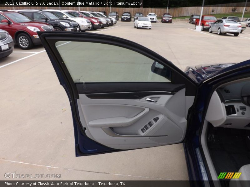 Opulent Blue Metallic / Light Titanium/Ebony 2012 Cadillac CTS 3.0 Sedan