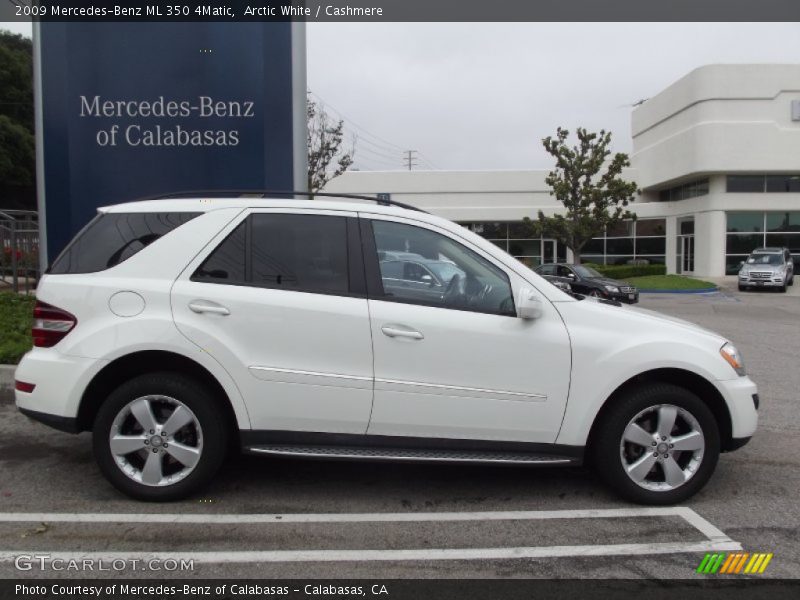 Arctic White / Cashmere 2009 Mercedes-Benz ML 350 4Matic