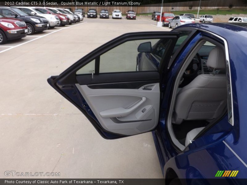Opulent Blue Metallic / Light Titanium/Ebony 2012 Cadillac CTS 3.0 Sedan