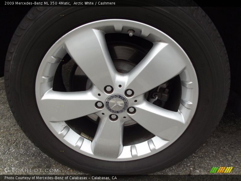 Arctic White / Cashmere 2009 Mercedes-Benz ML 350 4Matic