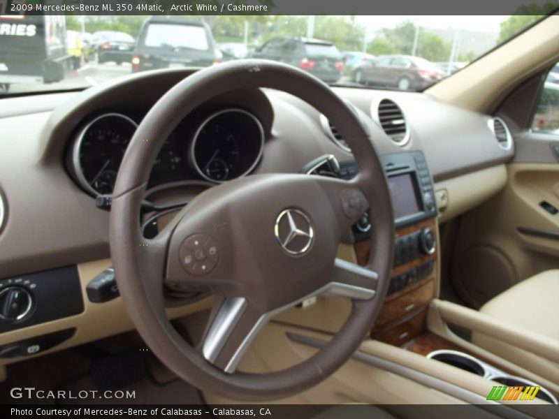 Arctic White / Cashmere 2009 Mercedes-Benz ML 350 4Matic