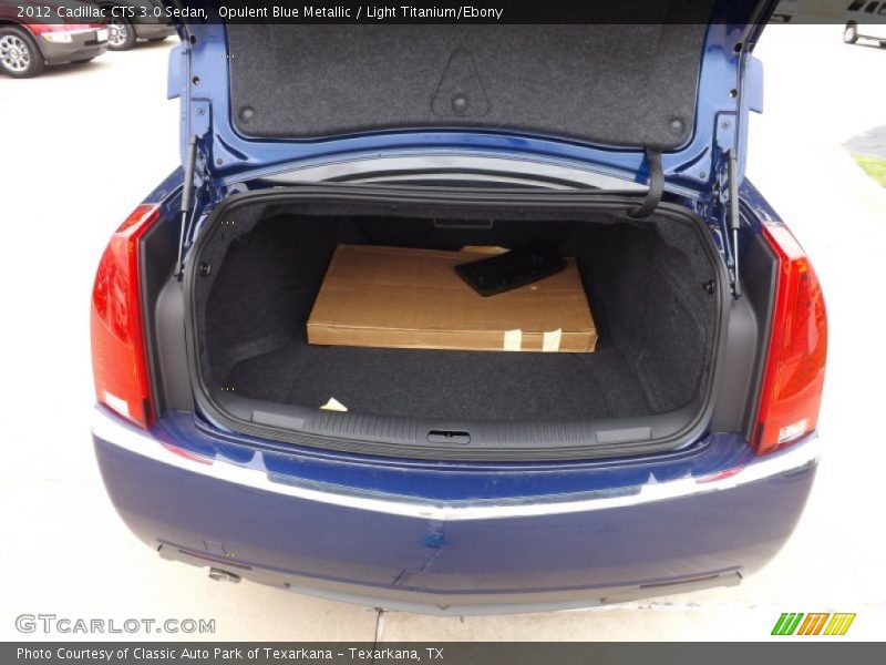 Opulent Blue Metallic / Light Titanium/Ebony 2012 Cadillac CTS 3.0 Sedan