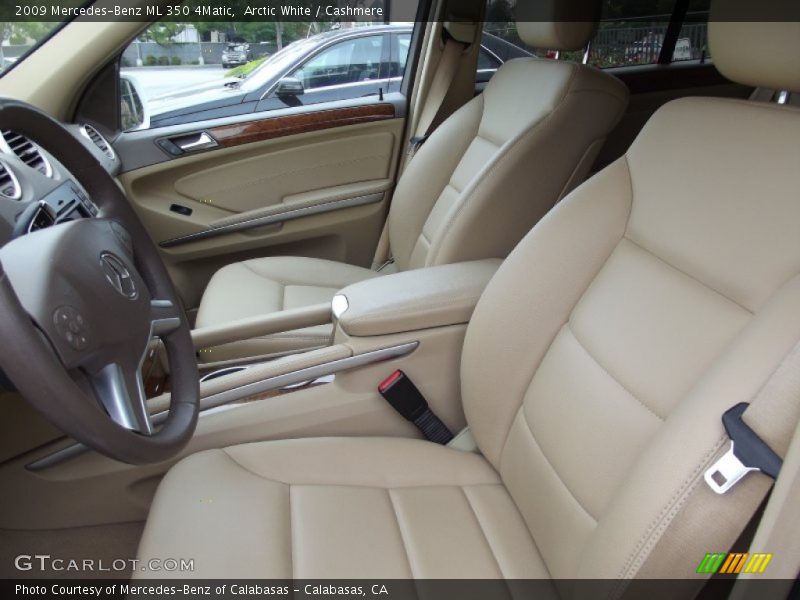 Arctic White / Cashmere 2009 Mercedes-Benz ML 350 4Matic