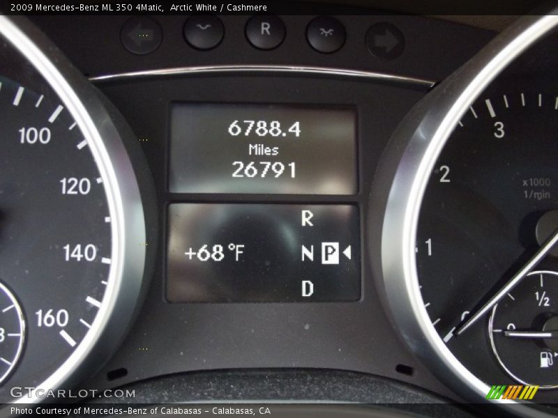 Arctic White / Cashmere 2009 Mercedes-Benz ML 350 4Matic