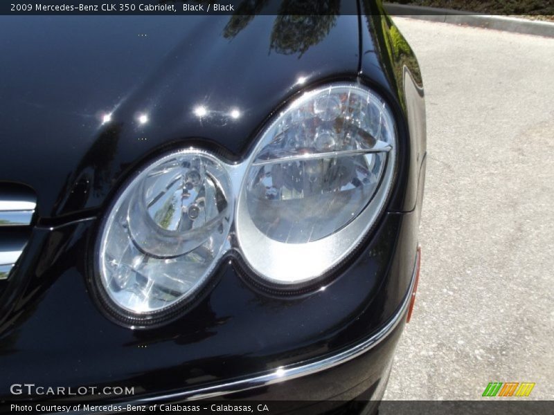 Black / Black 2009 Mercedes-Benz CLK 350 Cabriolet
