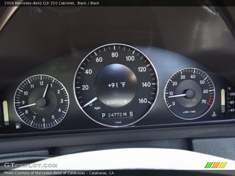 Black / Black 2009 Mercedes-Benz CLK 350 Cabriolet