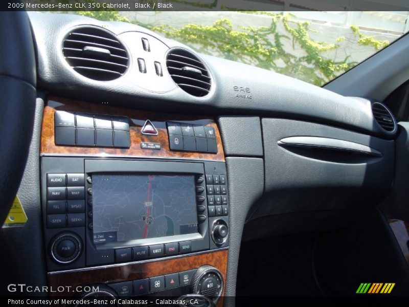 Black / Black 2009 Mercedes-Benz CLK 350 Cabriolet