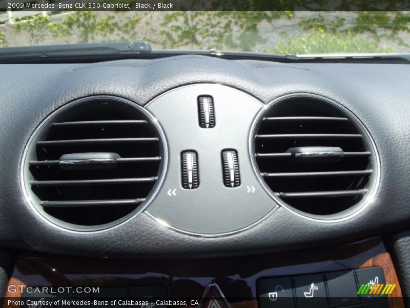 Black / Black 2009 Mercedes-Benz CLK 350 Cabriolet