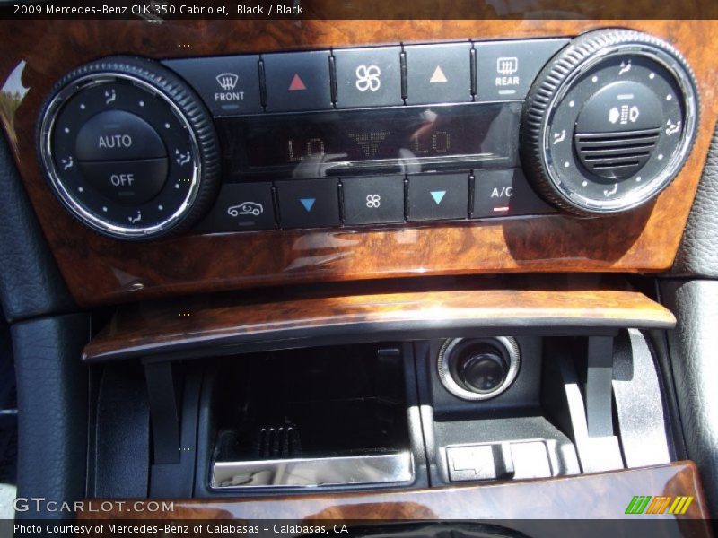 Black / Black 2009 Mercedes-Benz CLK 350 Cabriolet