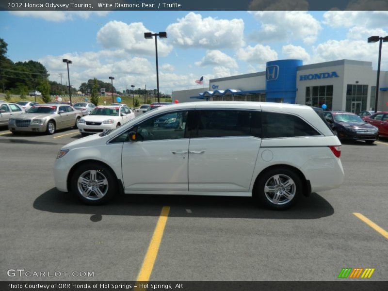 White Diamond Pearl / Truffle 2012 Honda Odyssey Touring