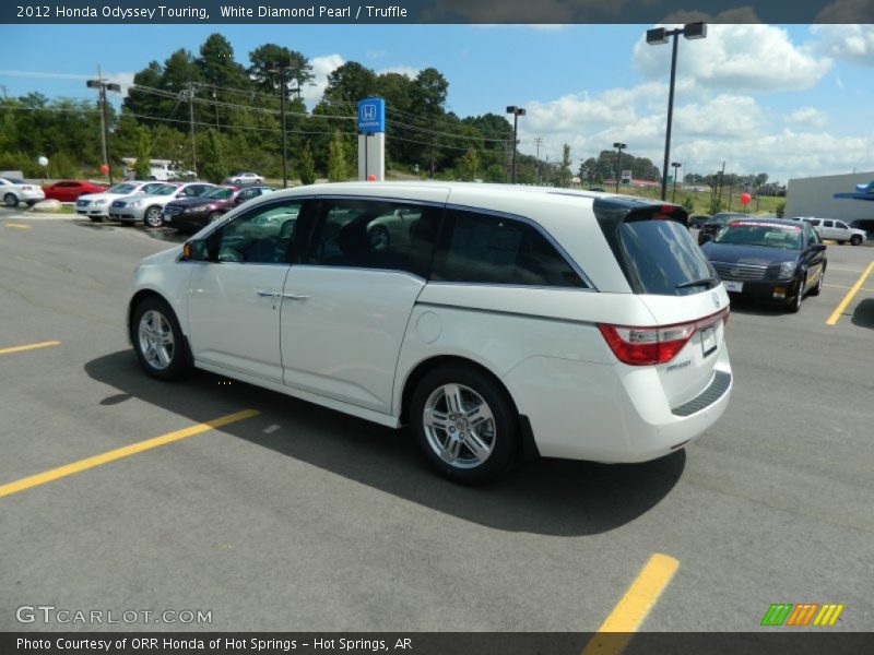 White Diamond Pearl / Truffle 2012 Honda Odyssey Touring